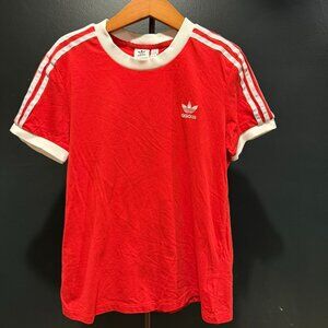 Adidas Originals Adicolor Classics 3-stripes Tshirt Trefoil logo Red Medium